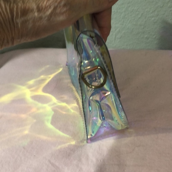 Small Crossbody / clutch translucent bag - Picture 4 of 7